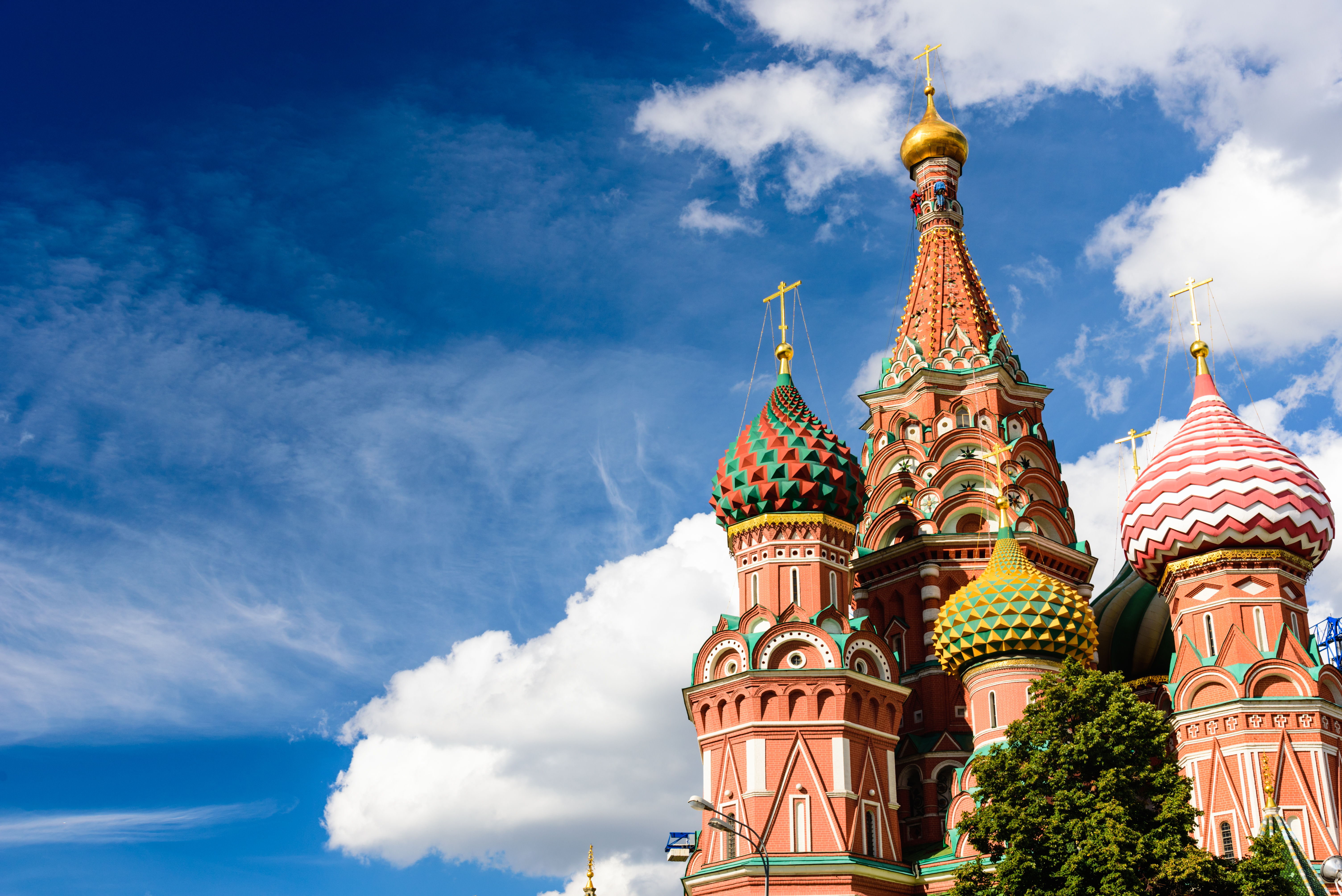 View Of Saint Basil's Cathedral In The Red Square